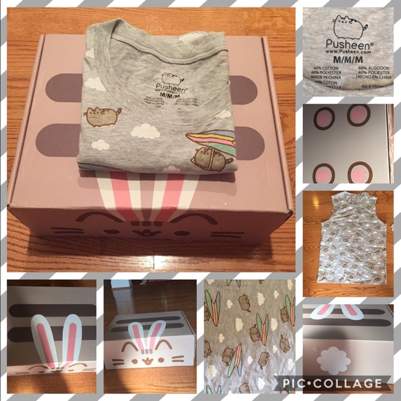 Pusheen shirt and gift box! 🐱💕 - Picture 1 of 1